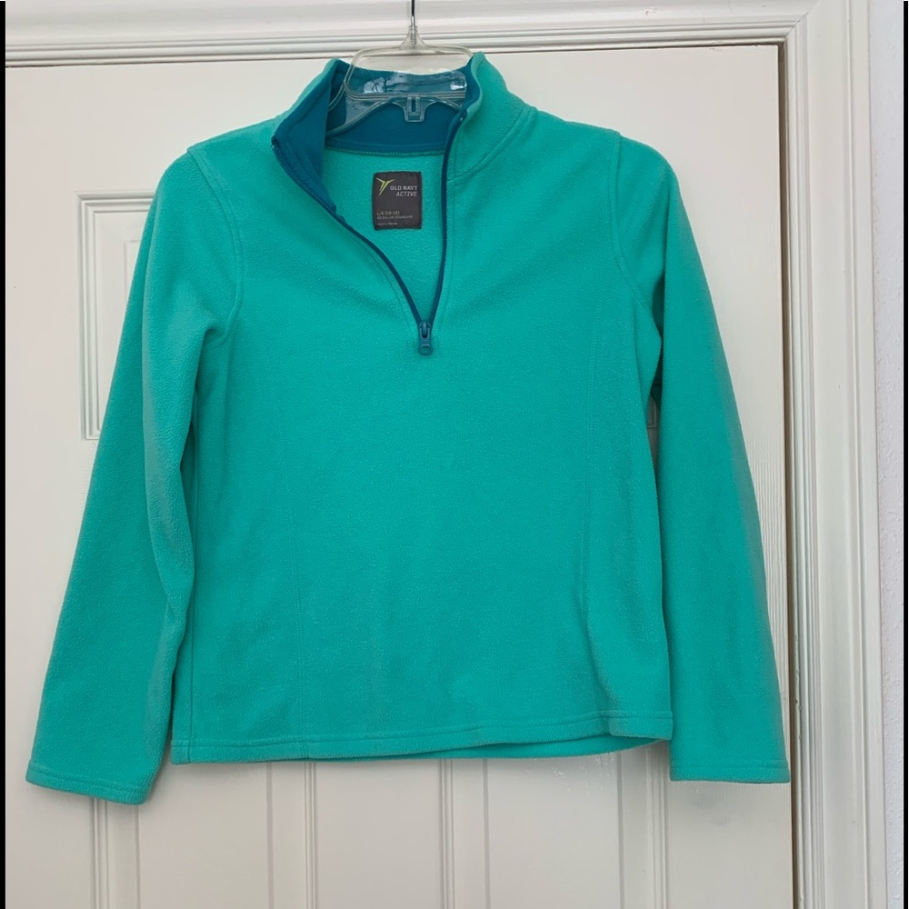 Old Navy girls 1/4 zip sweater size L (10/12), gently used